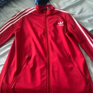 red adidas jaket